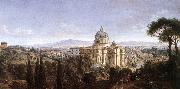 WITTEL, Caspar Andriaans van The St Peter's in Rome painting